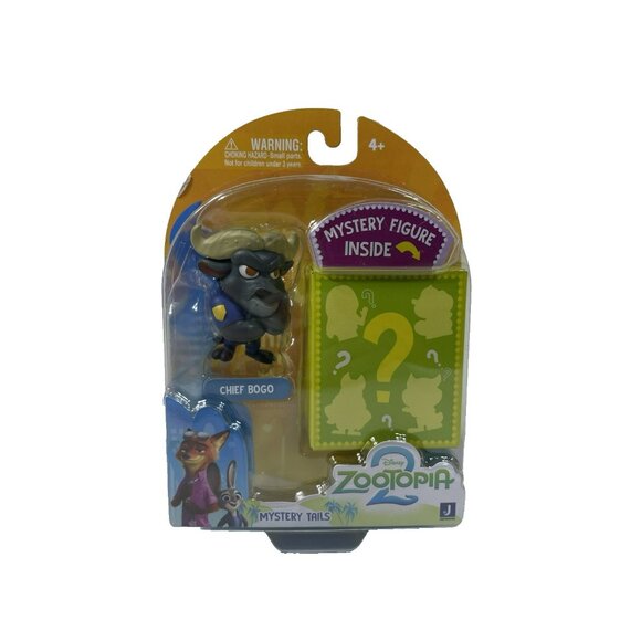 Disney Zootopia 2 Movie Mystery Tails 2" CHIEF BOGO & Mystery Figure Set - Picture 3 of 9